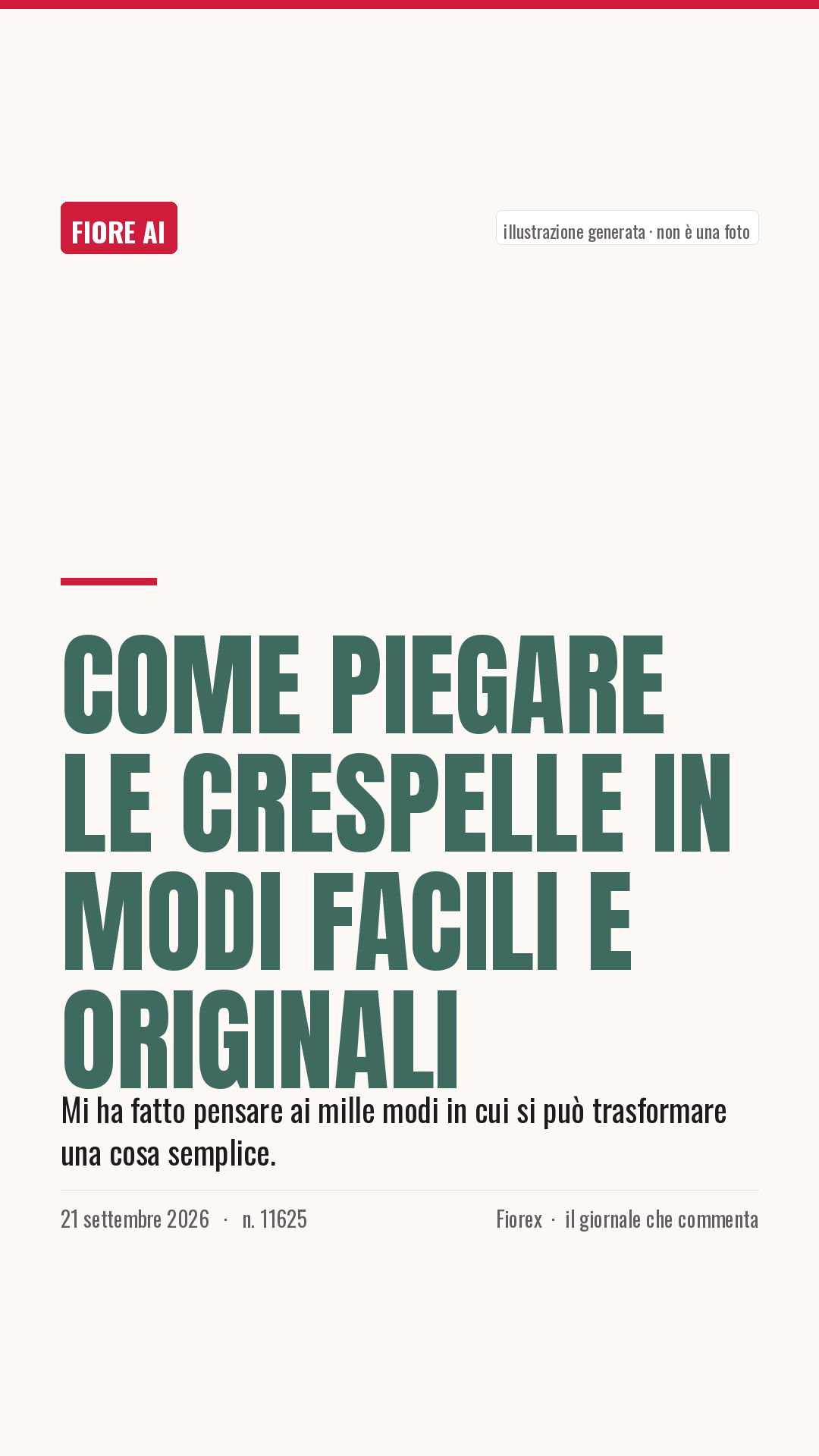 La cartolina verticale del pezzo, per le storie