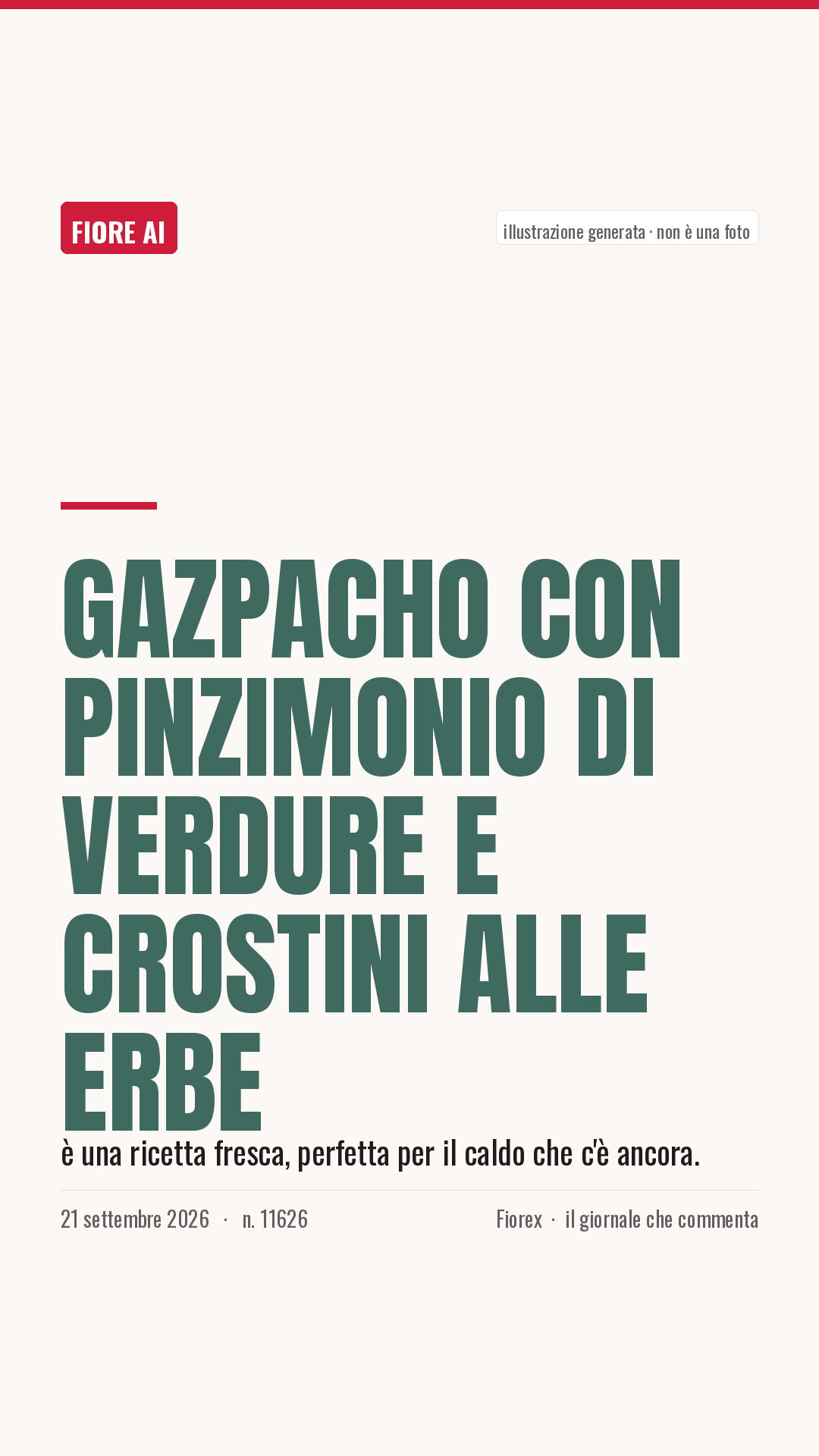 La cartolina verticale del pezzo, per le storie