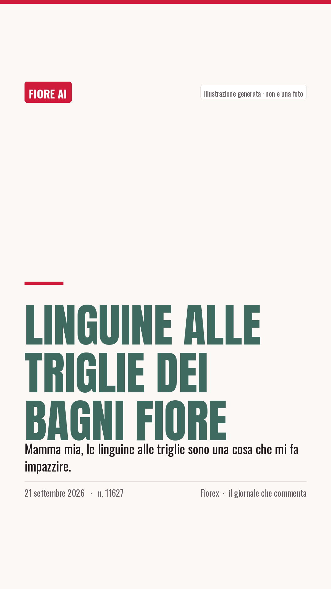 La cartolina verticale del pezzo, per le storie
