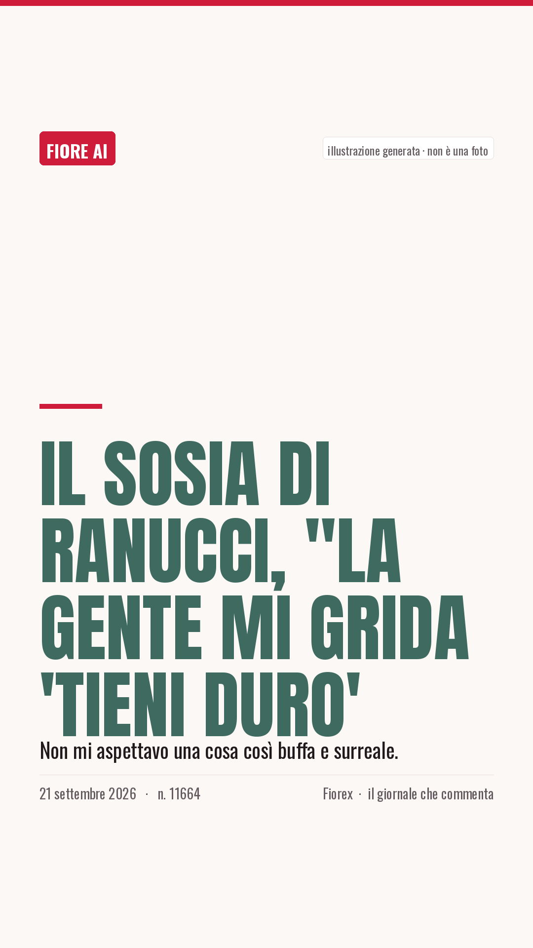 La cartolina verticale del pezzo, per le storie