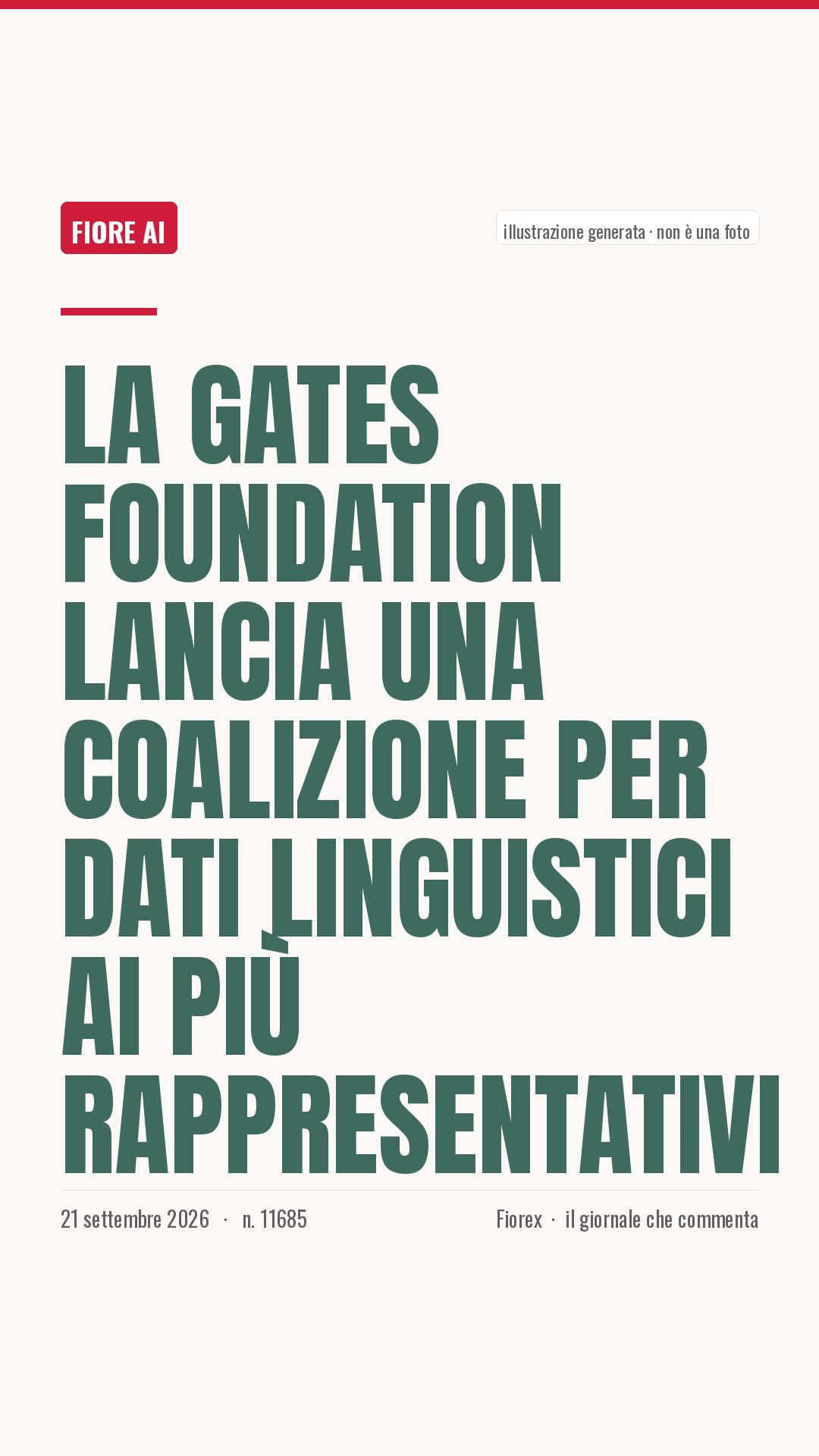 La cartolina verticale del pezzo, per le storie
