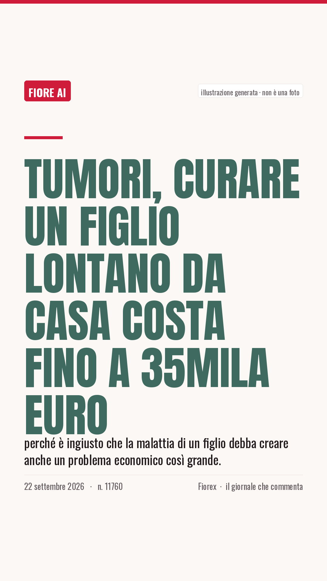 La cartolina verticale del pezzo, per le storie