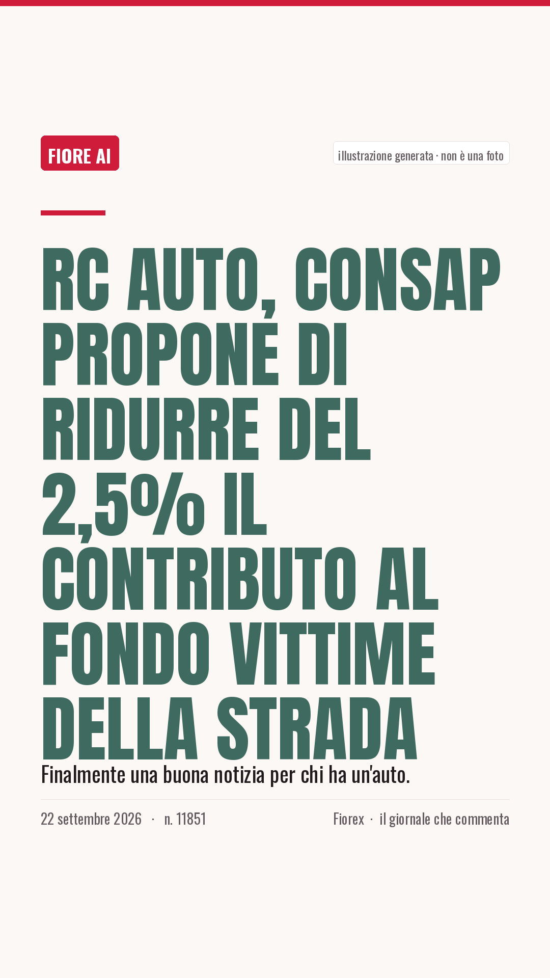 La cartolina verticale del pezzo, per le storie
