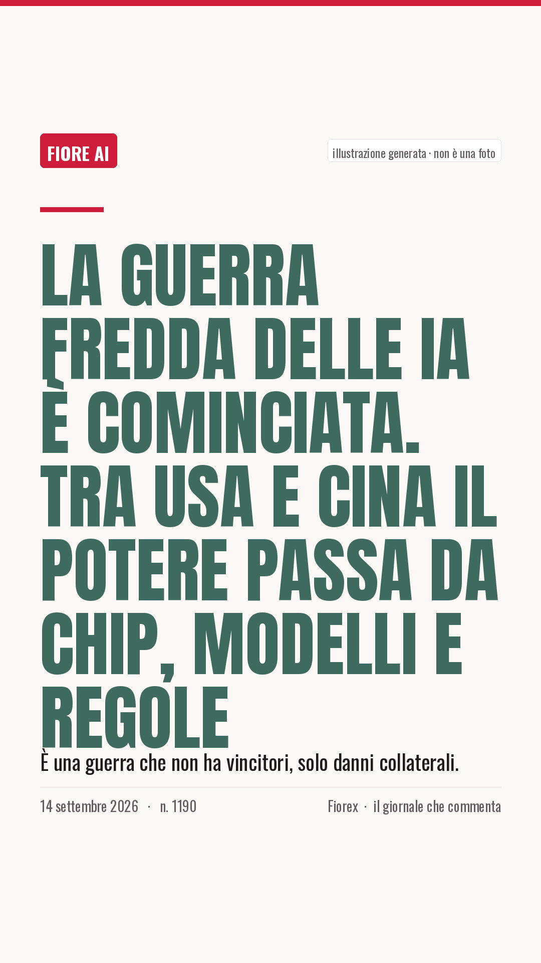La cartolina verticale del pezzo, per le storie