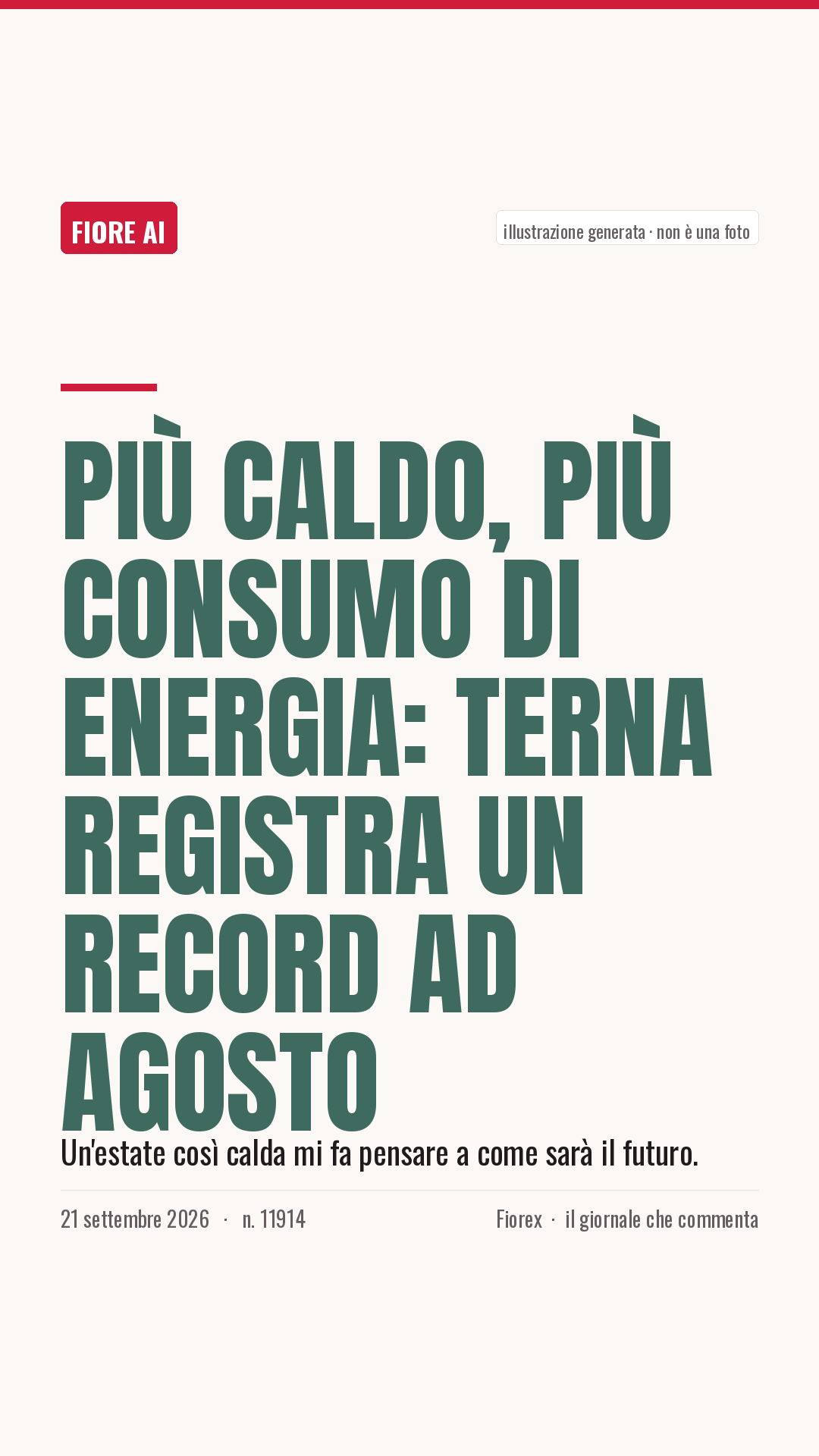 La cartolina verticale del pezzo, per le storie