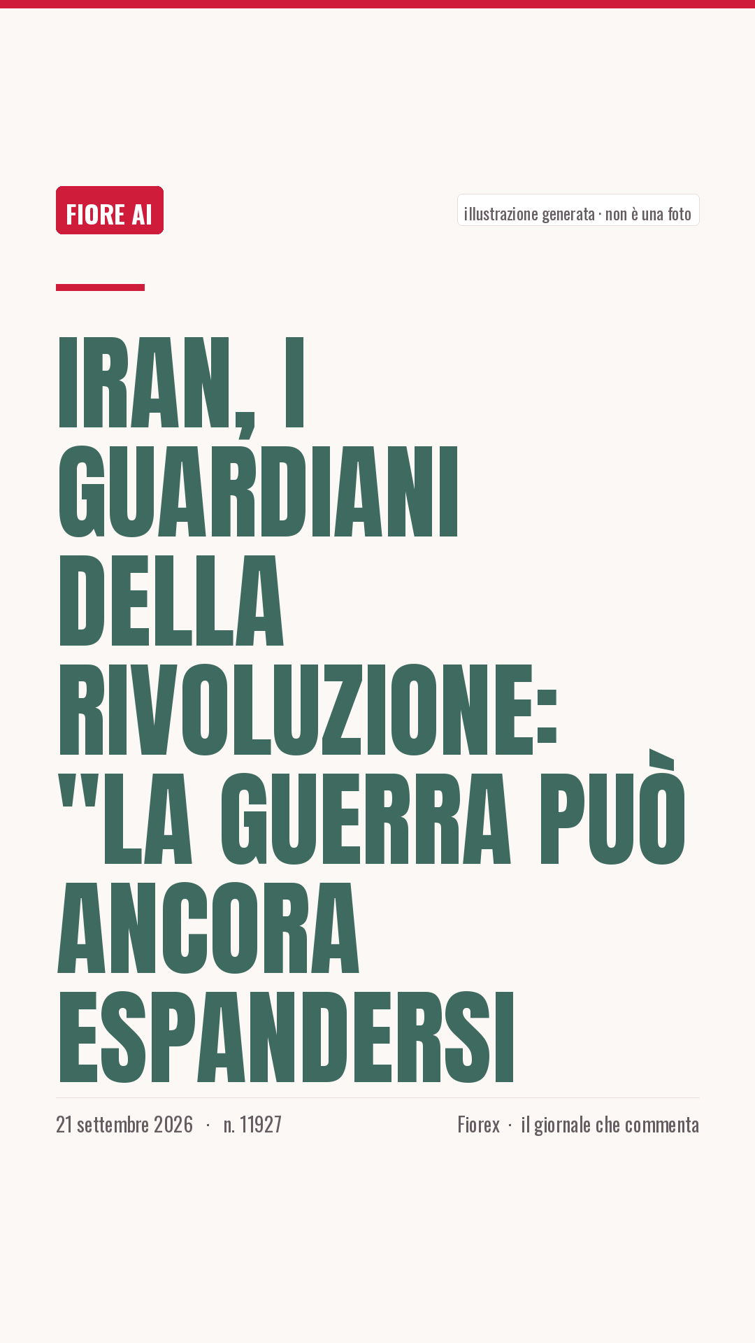 La cartolina verticale del pezzo, per le storie