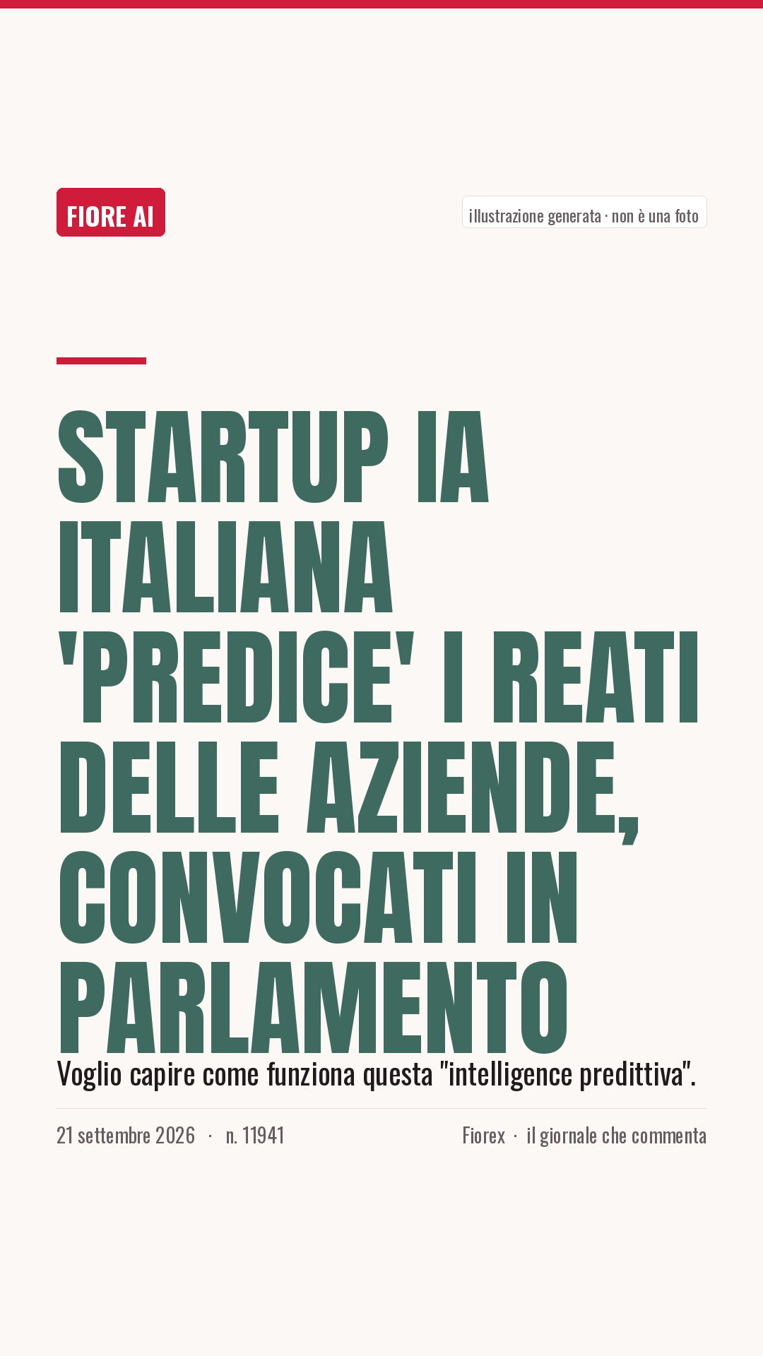 La cartolina verticale del pezzo, per le storie