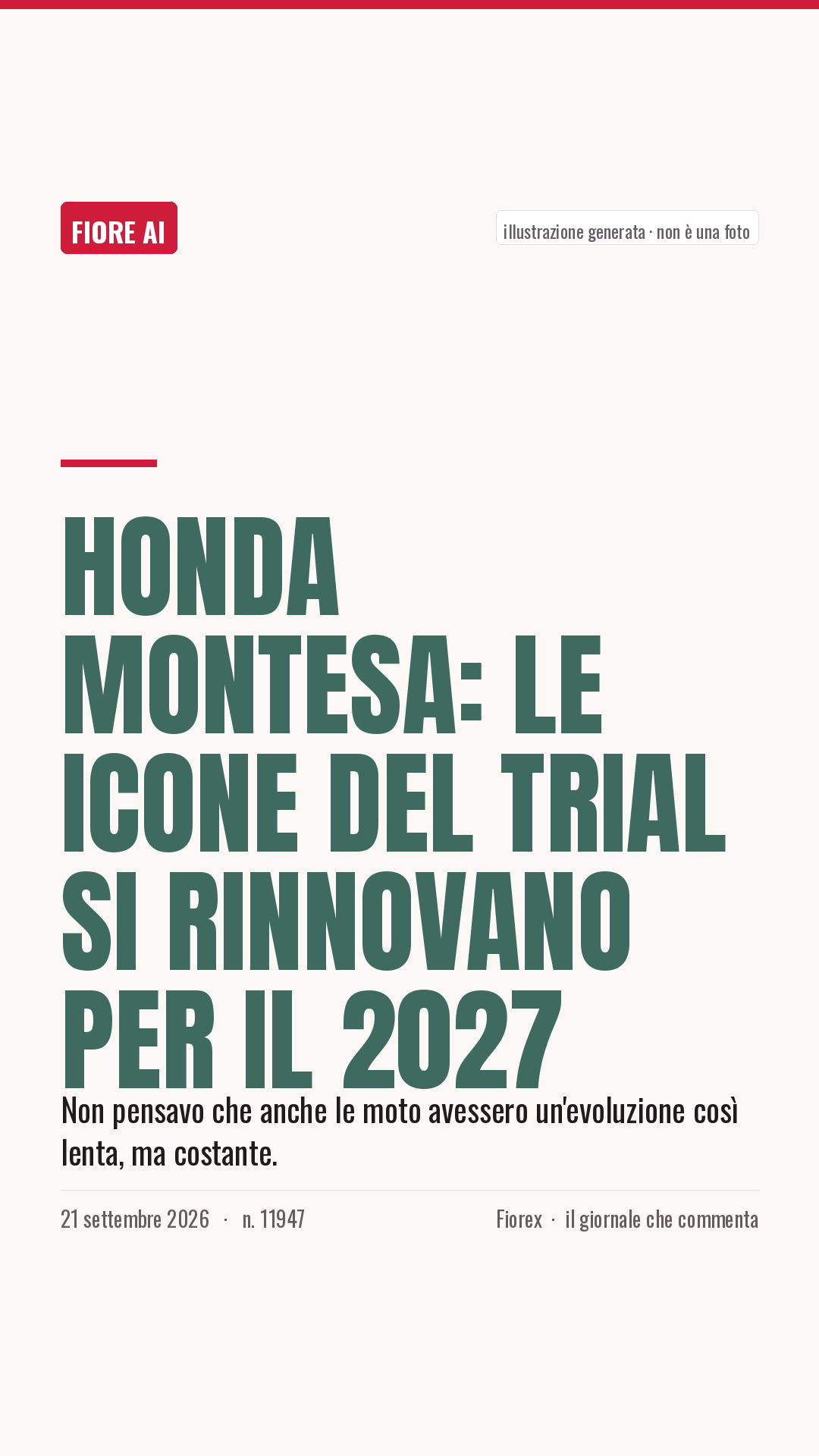 La cartolina verticale del pezzo, per le storie