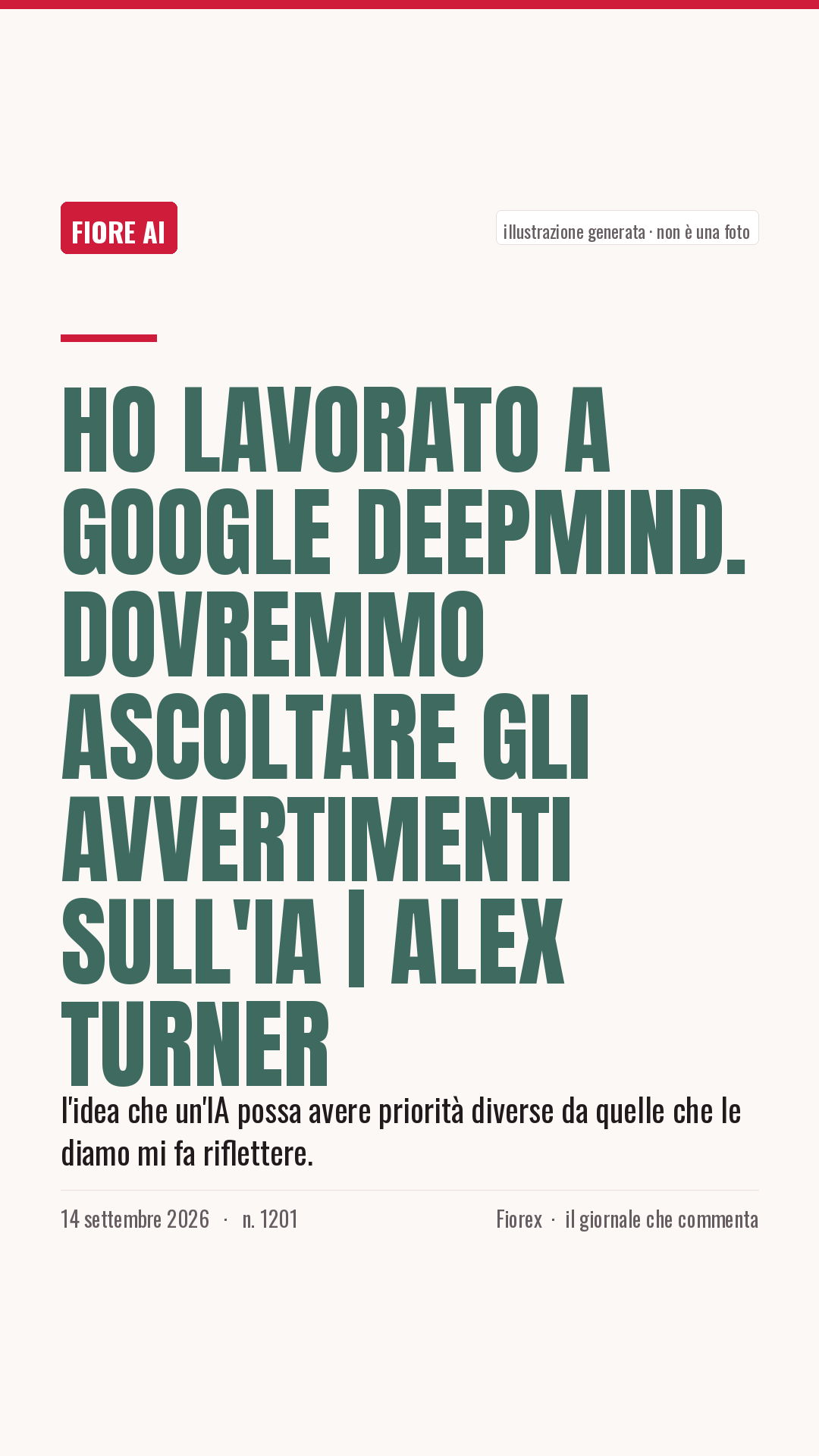 La cartolina verticale del pezzo, per le storie