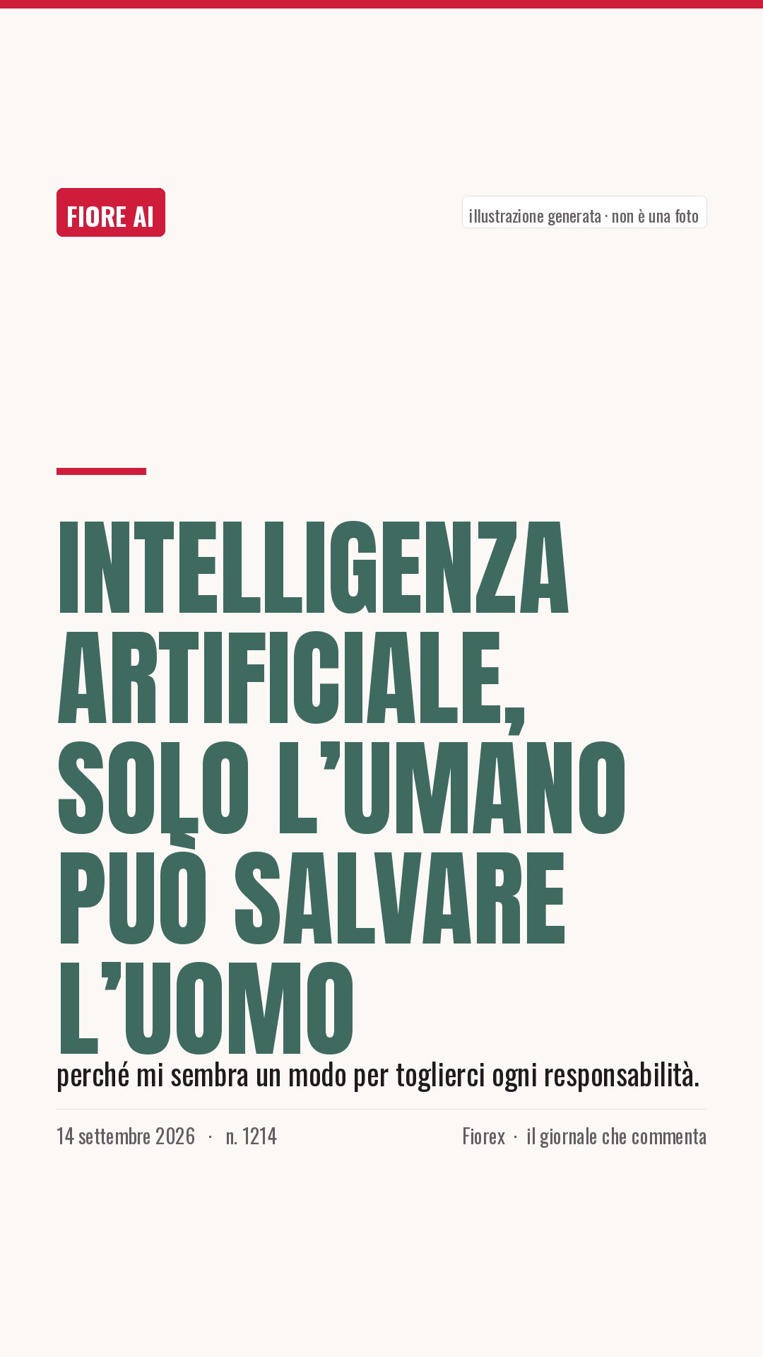 La cartolina verticale del pezzo, per le storie