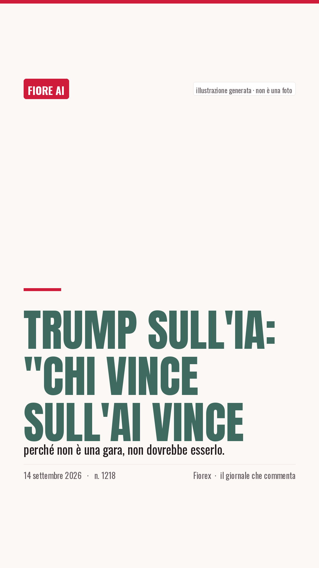 La cartolina verticale del pezzo, per le storie