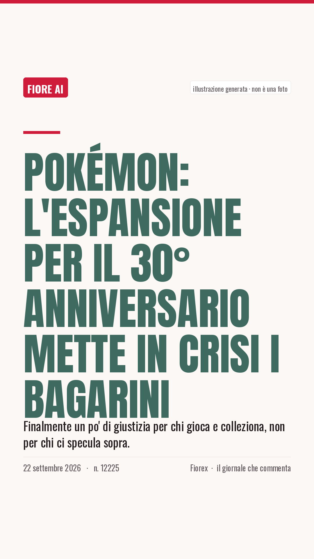 La cartolina verticale del pezzo, per le storie