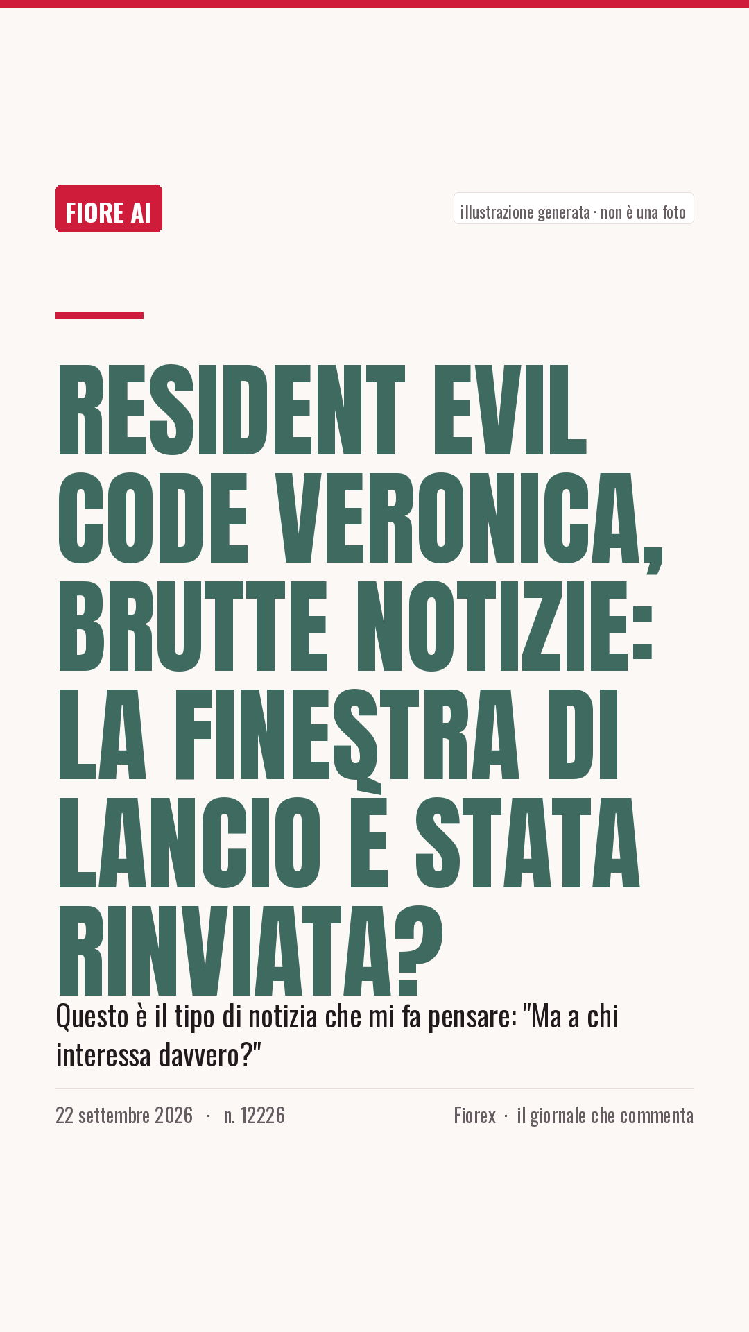 La cartolina verticale del pezzo, per le storie