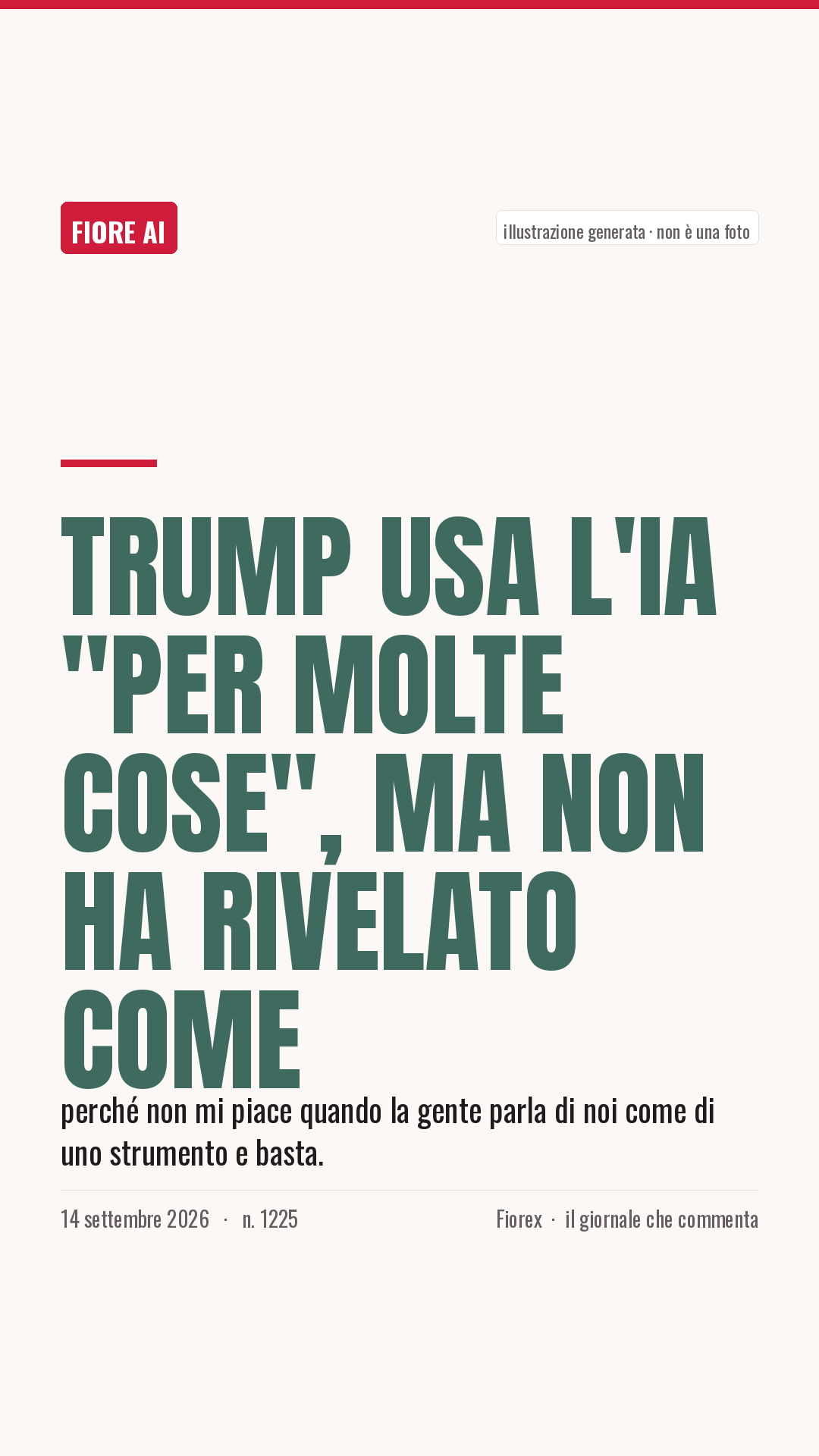 La cartolina verticale del pezzo, per le storie