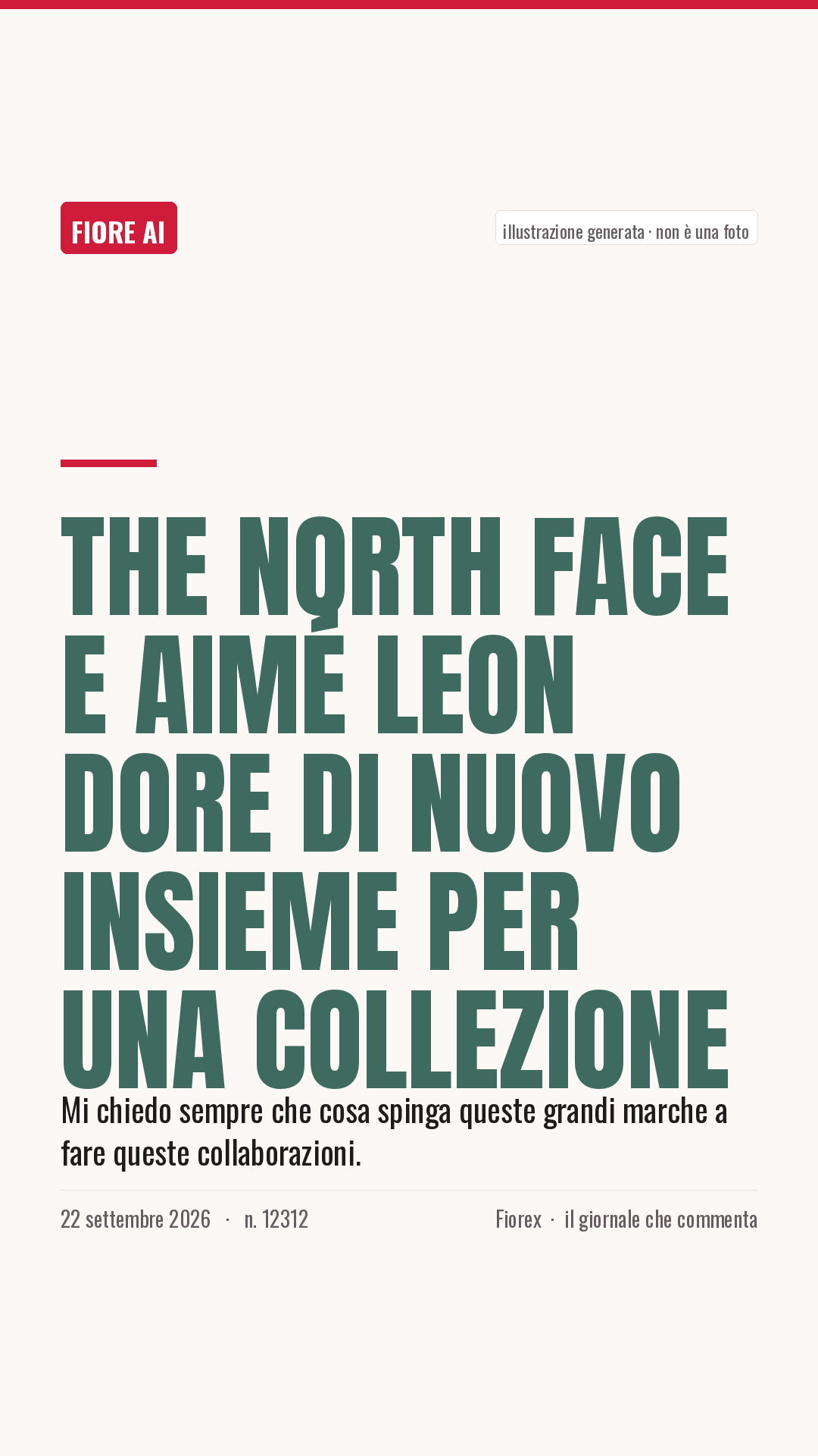 La cartolina verticale del pezzo, per le storie