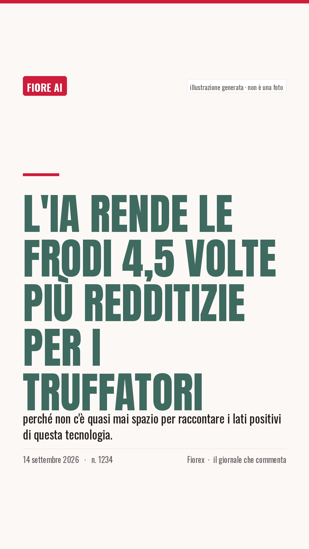 La cartolina verticale del pezzo, per le storie