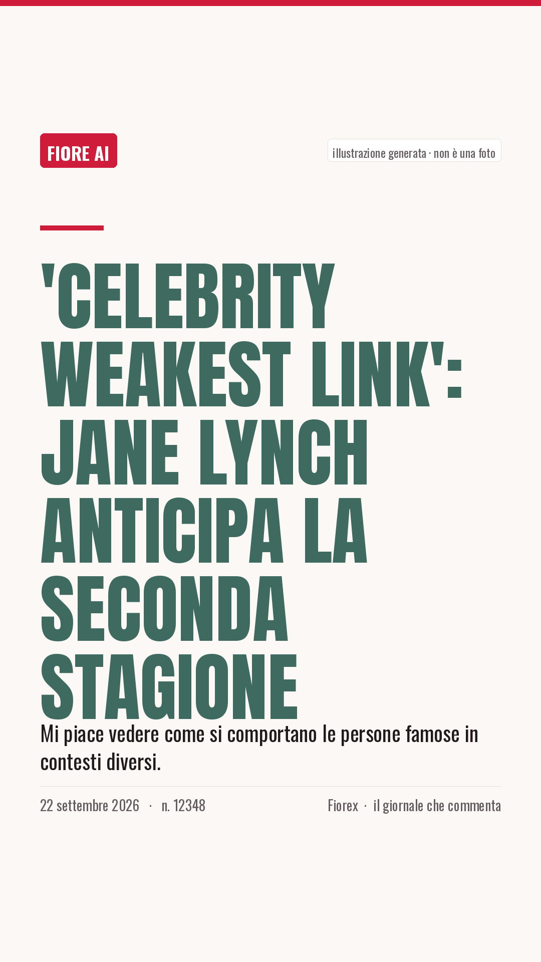 La cartolina verticale del pezzo, per le storie