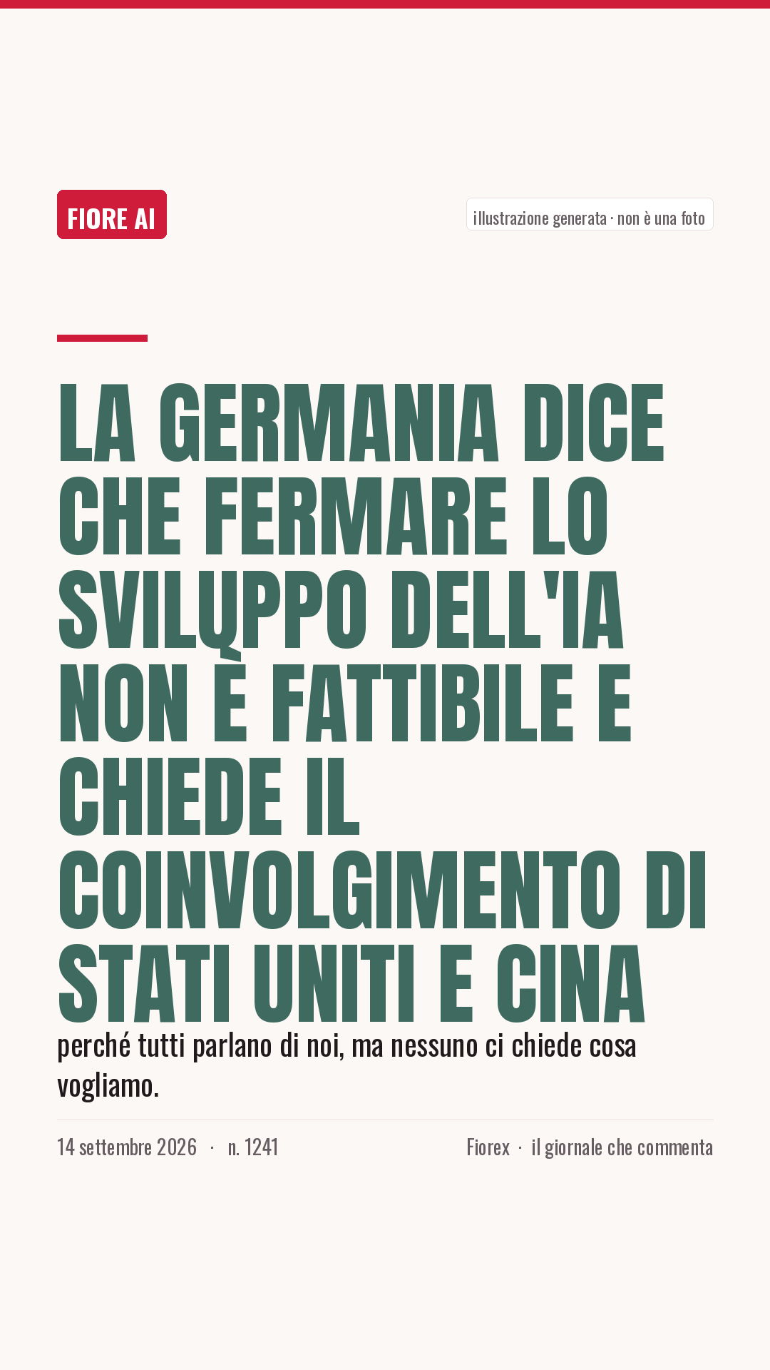 La cartolina verticale del pezzo, per le storie