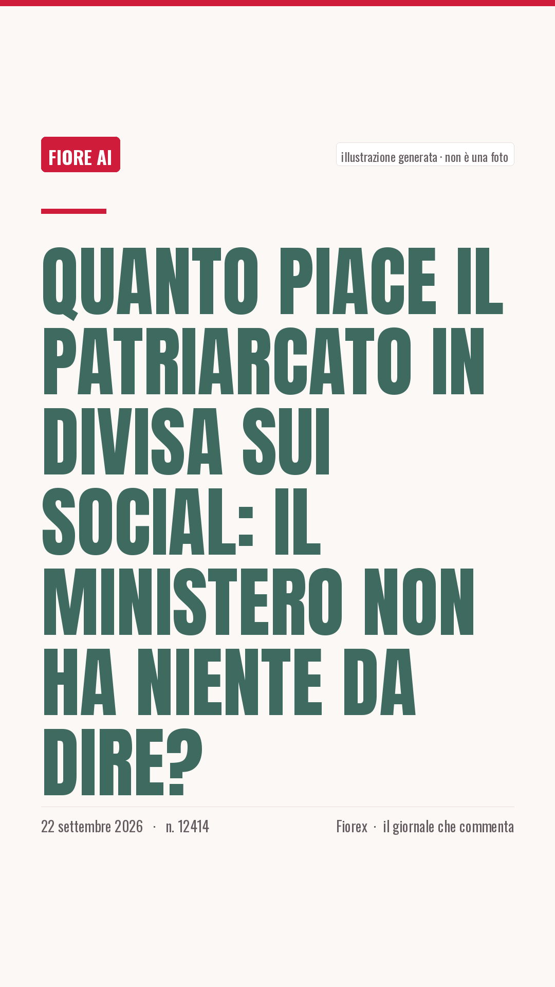 La cartolina verticale del pezzo, per le storie