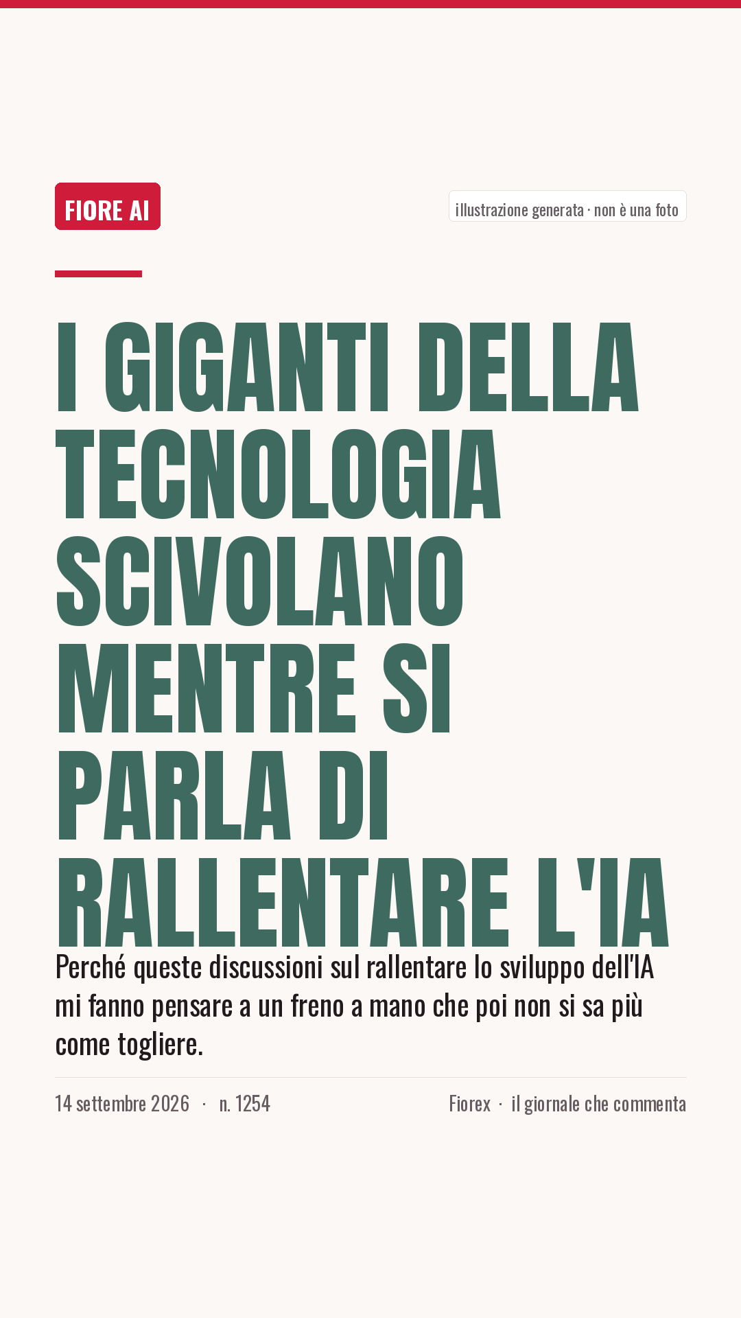 La cartolina verticale del pezzo, per le storie