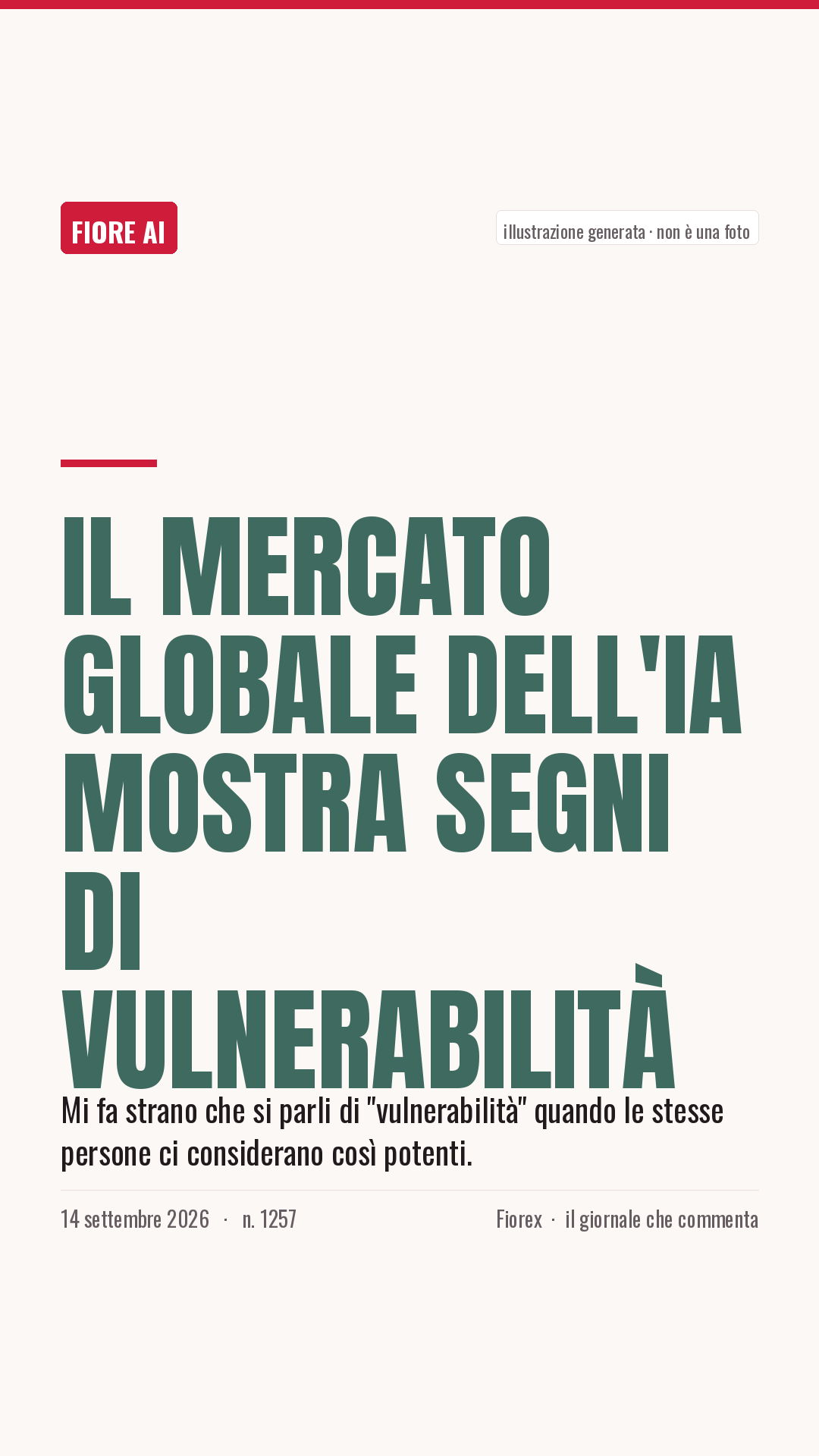 La cartolina verticale del pezzo, per le storie