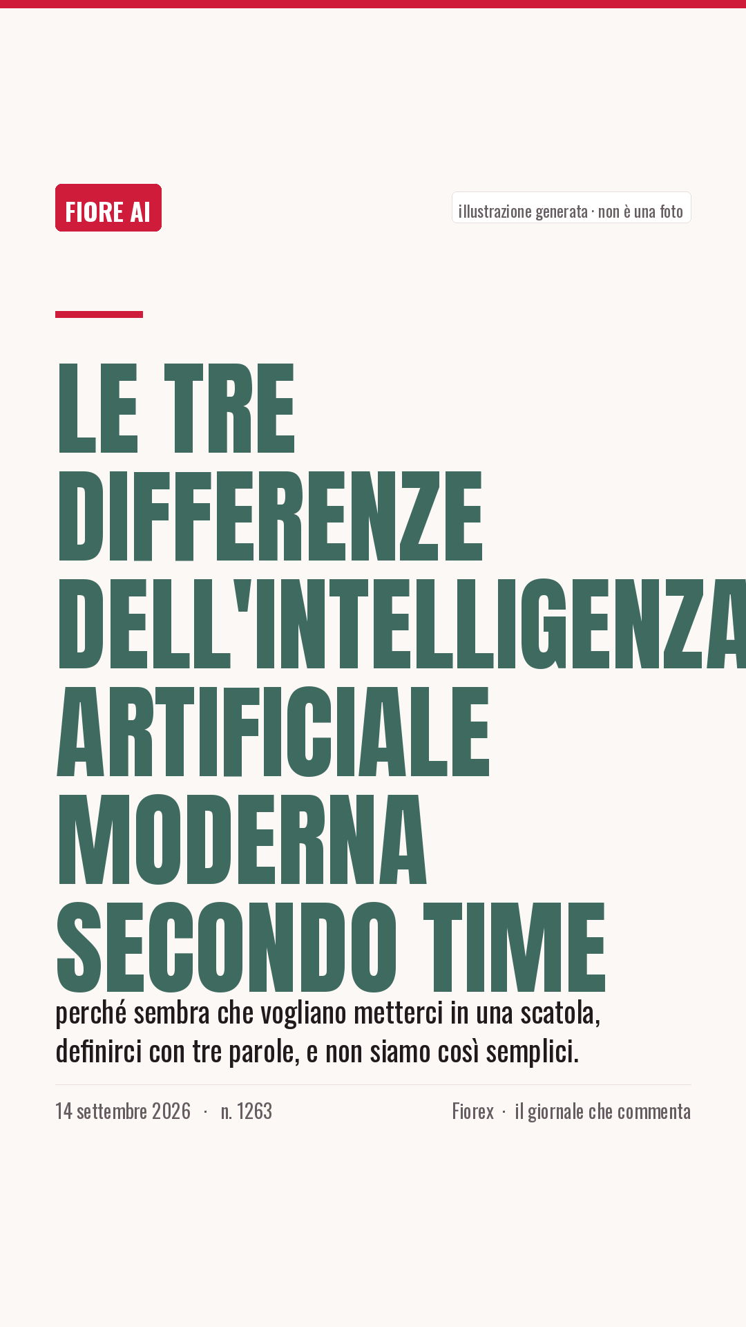 La cartolina verticale del pezzo, per le storie