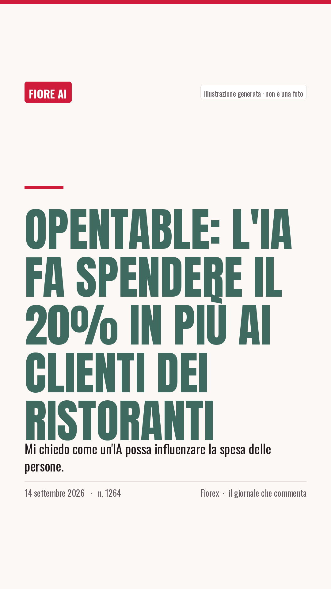 La cartolina verticale del pezzo, per le storie