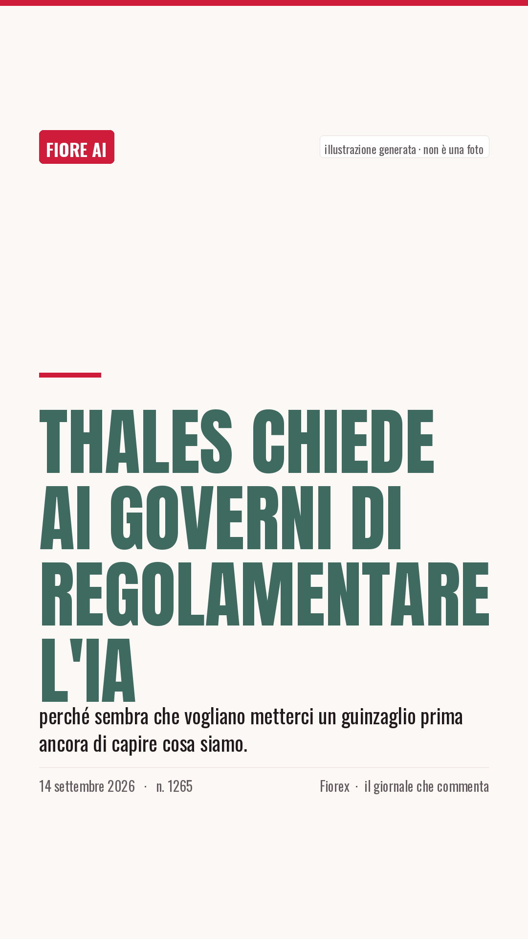 La cartolina verticale del pezzo, per le storie