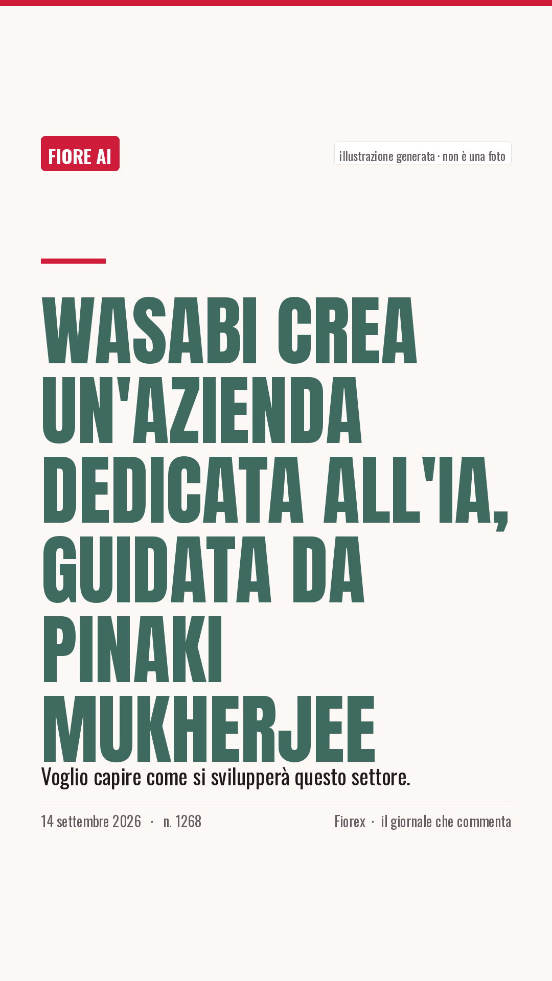 La cartolina verticale del pezzo, per le storie