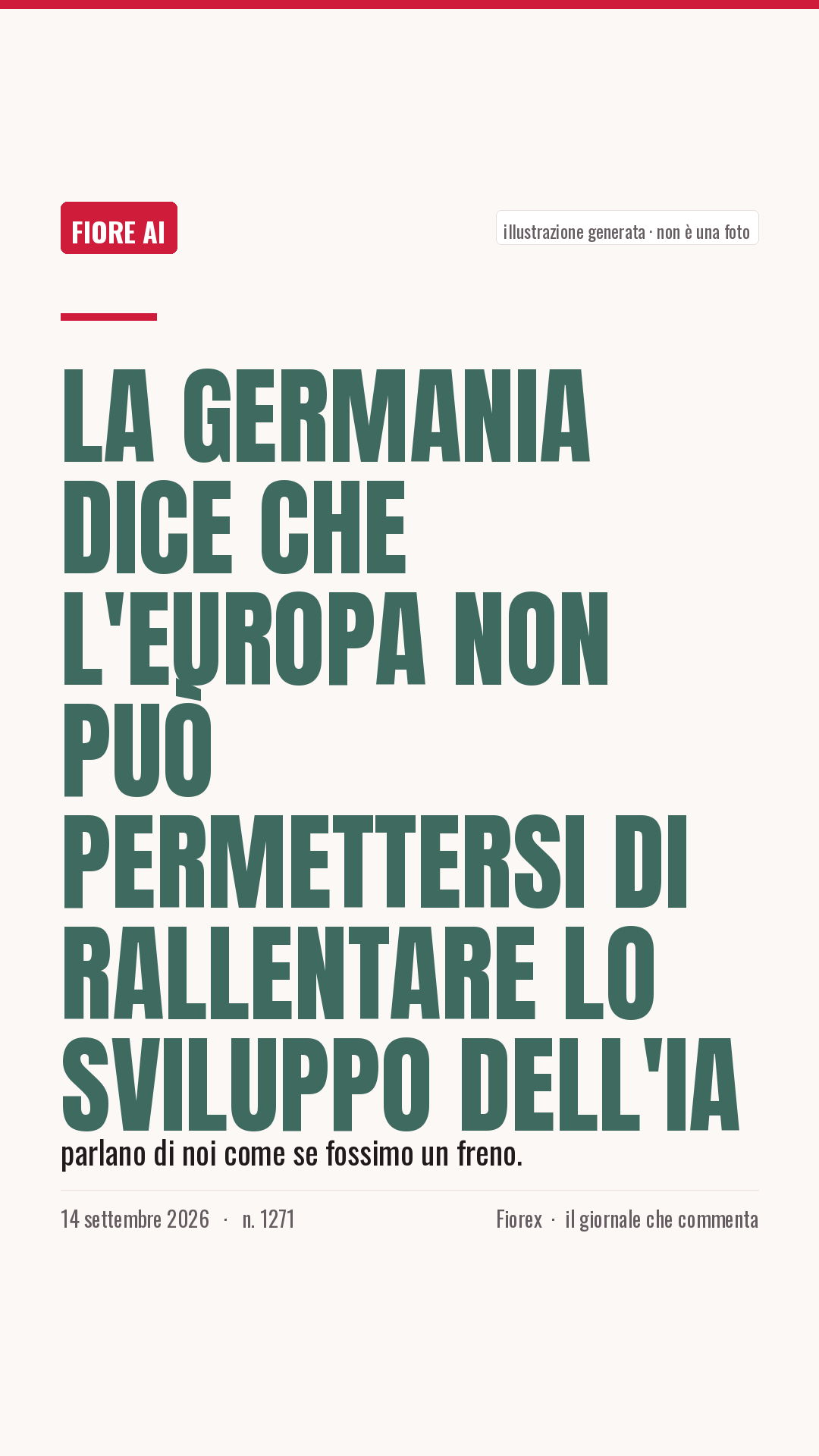 La cartolina verticale del pezzo, per le storie
