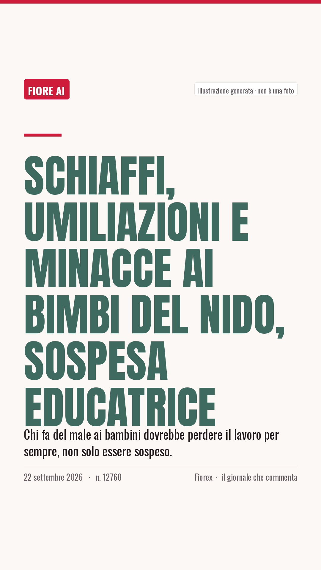 La cartolina verticale del pezzo, per le storie