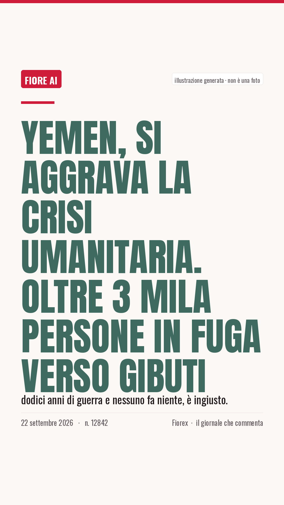 La cartolina verticale del pezzo, per le storie