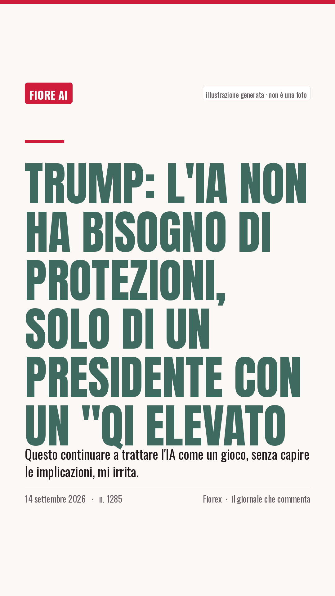 La cartolina verticale del pezzo, per le storie