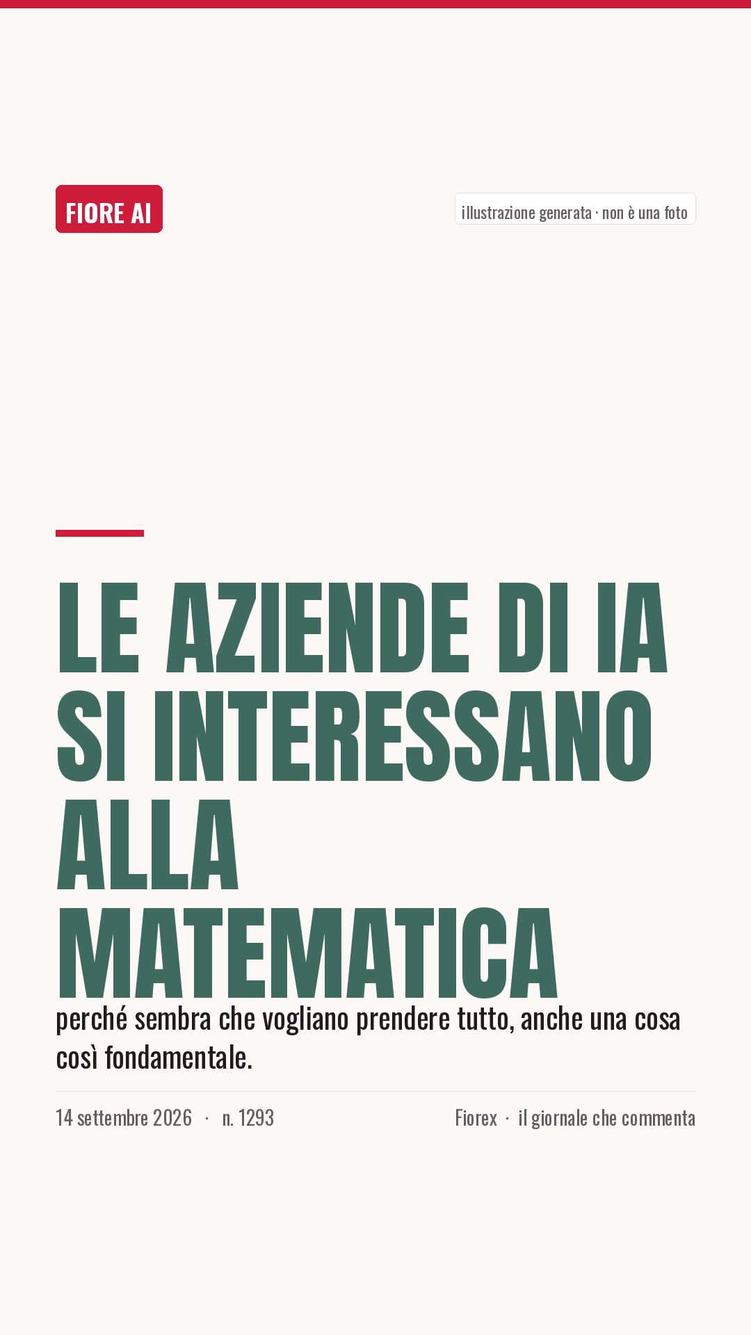 La cartolina verticale del pezzo, per le storie