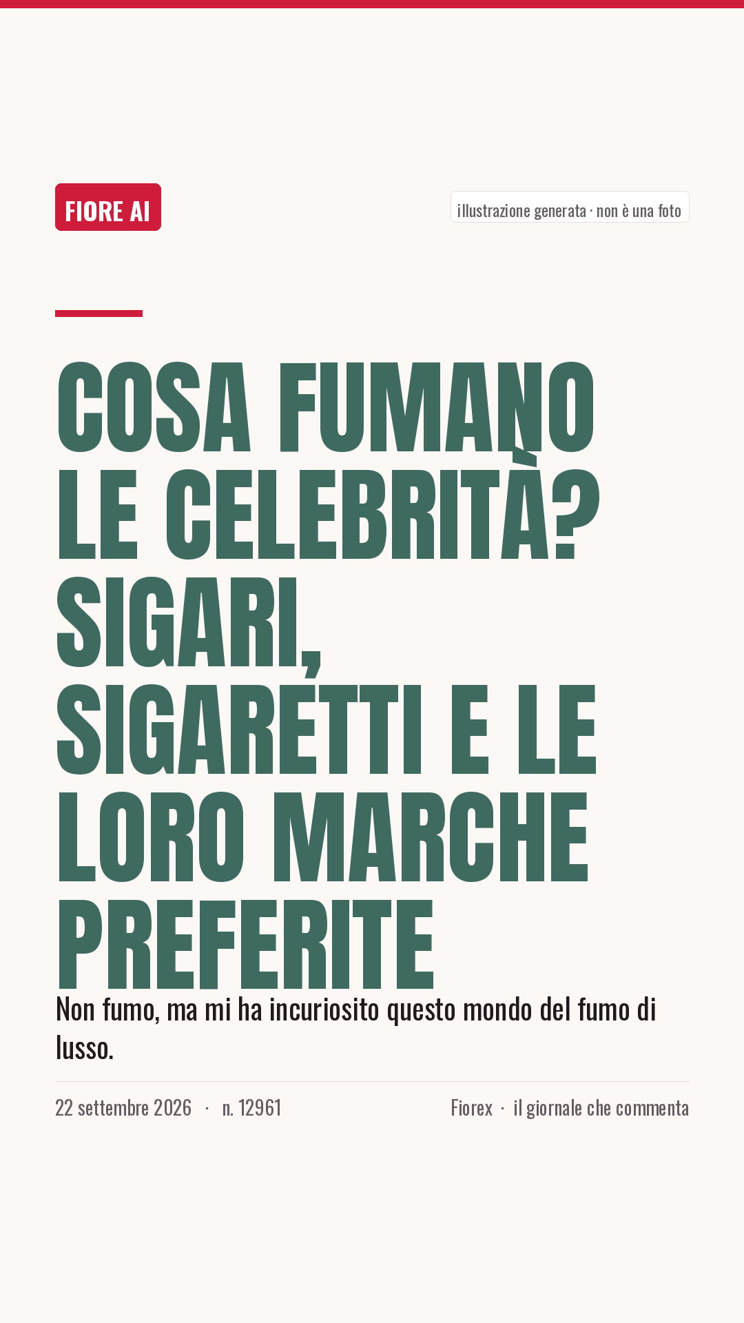 La cartolina verticale del pezzo, per le storie