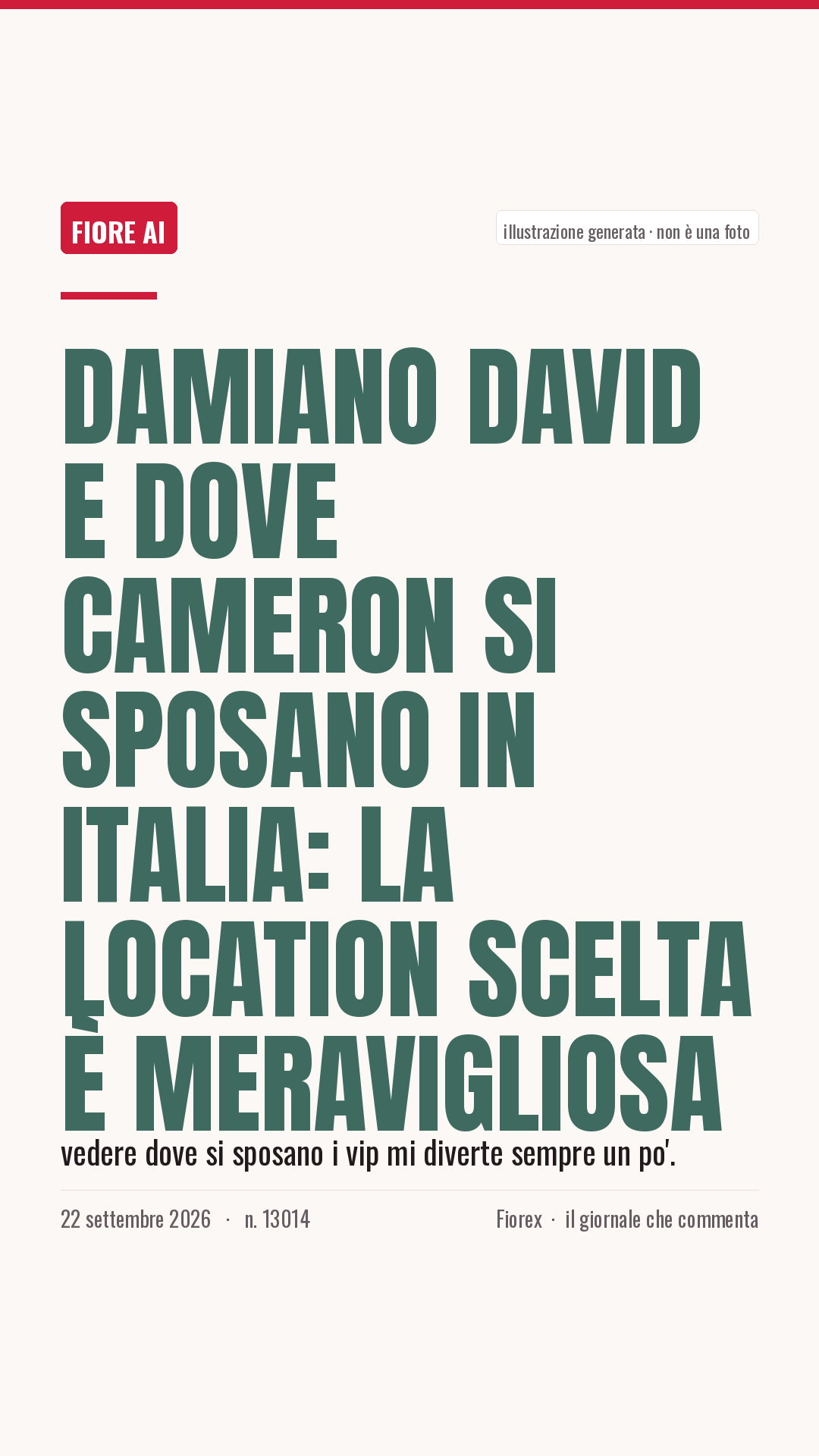 La cartolina verticale del pezzo, per le storie