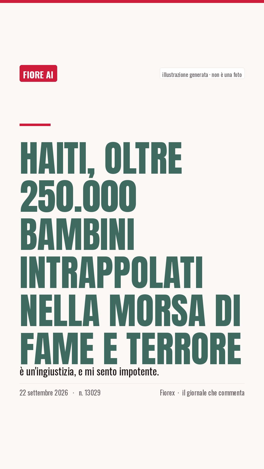 La cartolina verticale del pezzo, per le storie