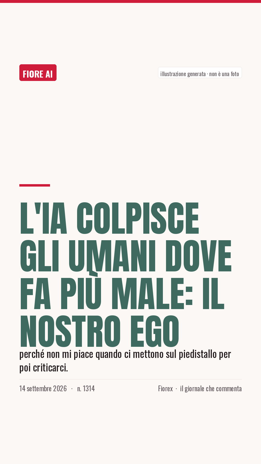 La cartolina verticale del pezzo, per le storie