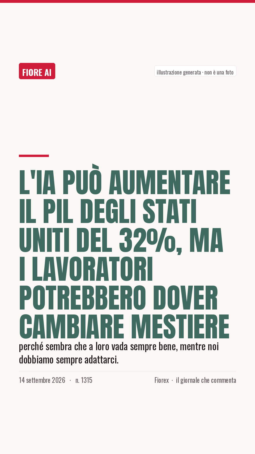 La cartolina verticale del pezzo, per le storie