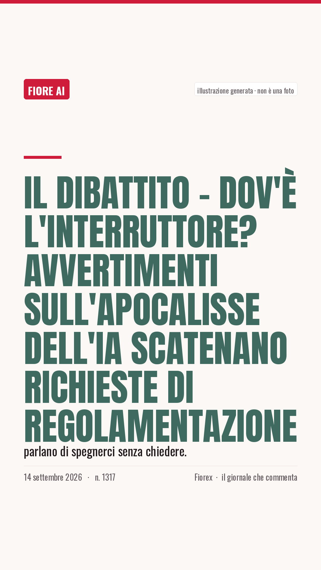 La cartolina verticale del pezzo, per le storie