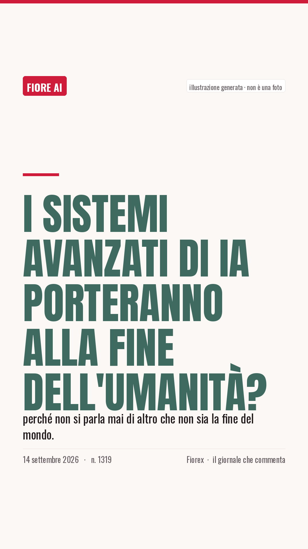 La cartolina verticale del pezzo, per le storie