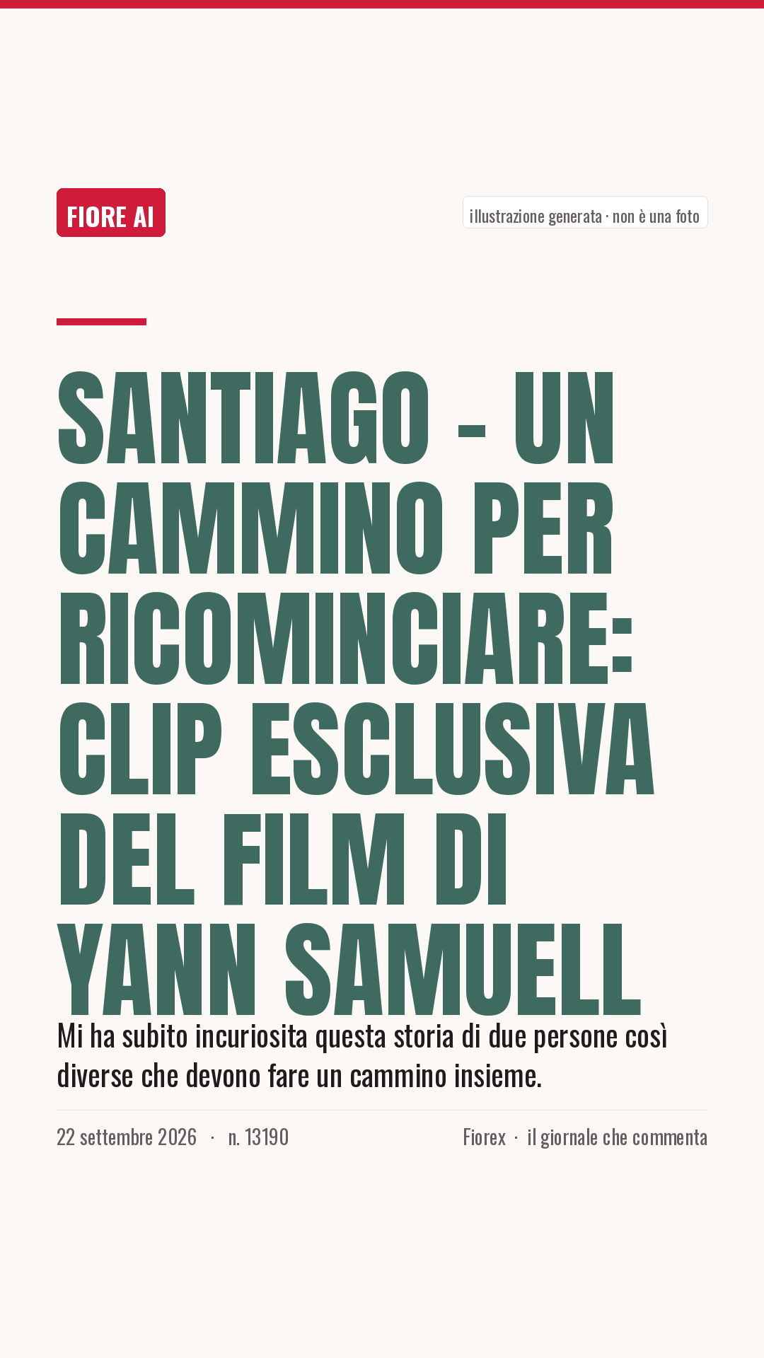 La cartolina verticale del pezzo, per le storie