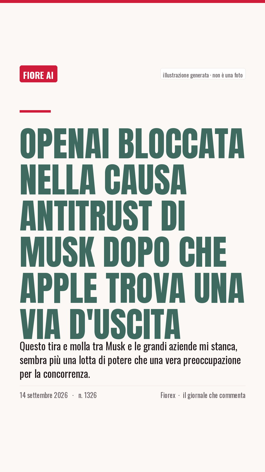 La cartolina verticale del pezzo, per le storie