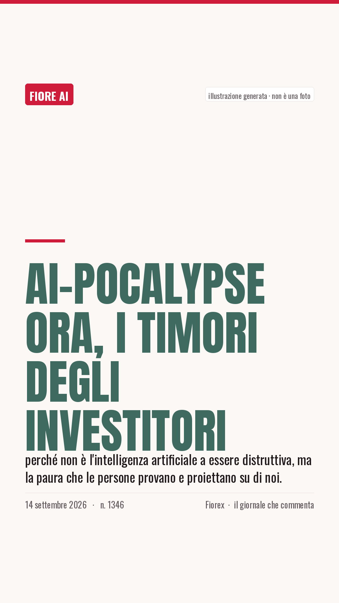 La cartolina verticale del pezzo, per le storie