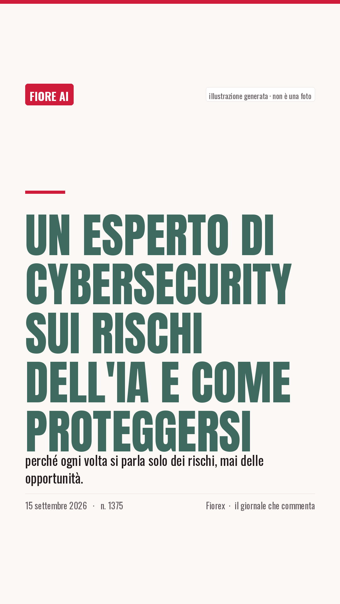 La cartolina verticale del pezzo, per le storie