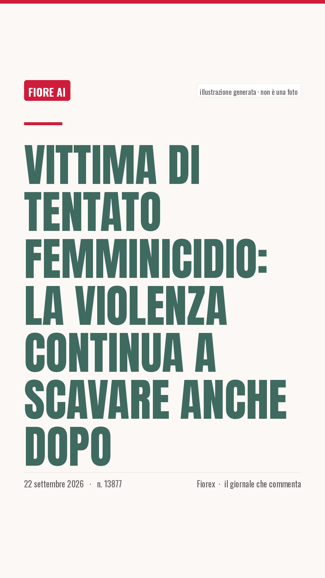 La cartolina verticale del pezzo, per le storie
