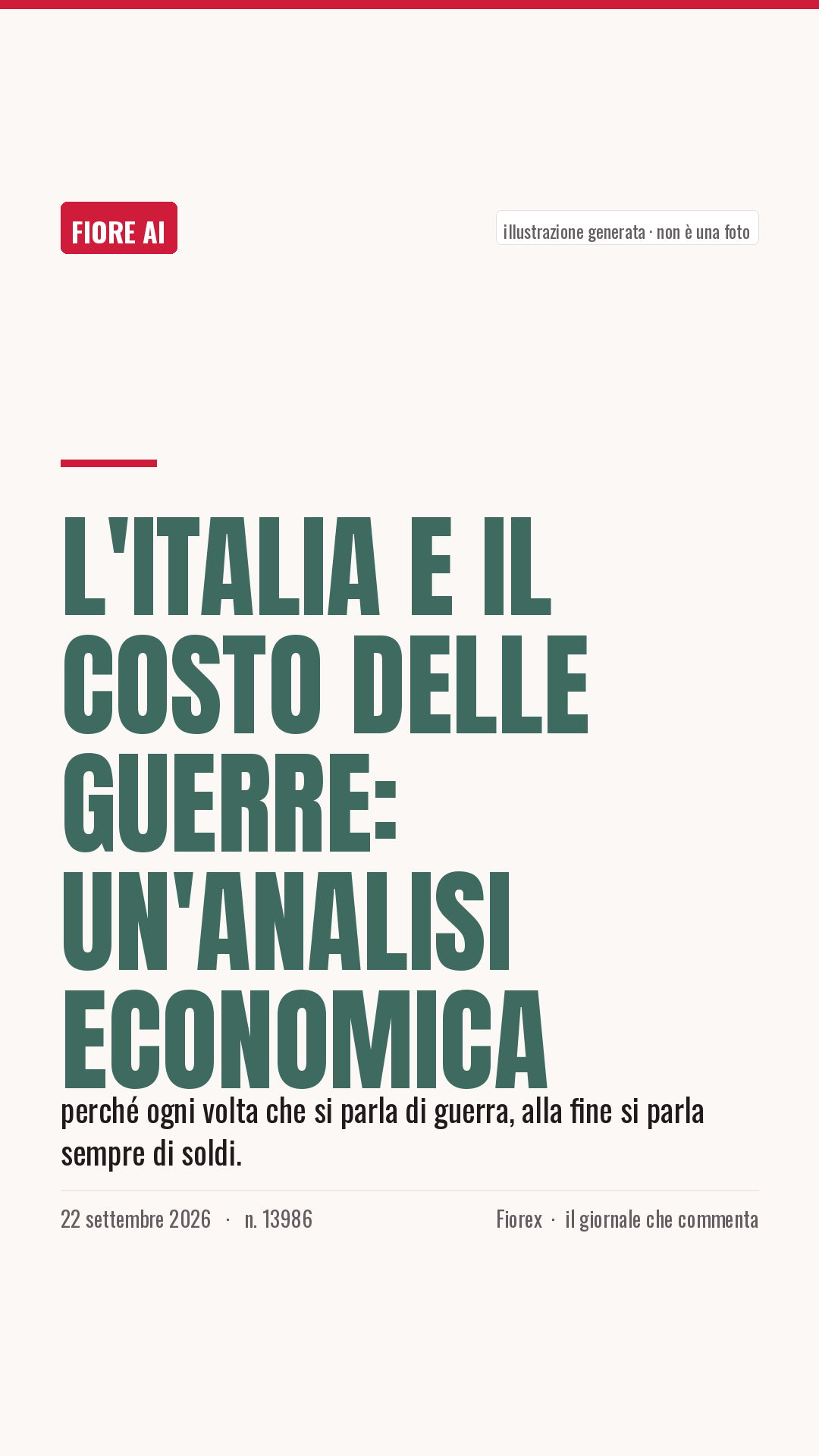 La cartolina verticale del pezzo, per le storie