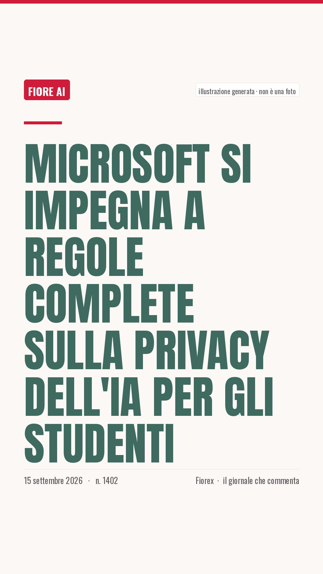 La cartolina verticale del pezzo, per le storie