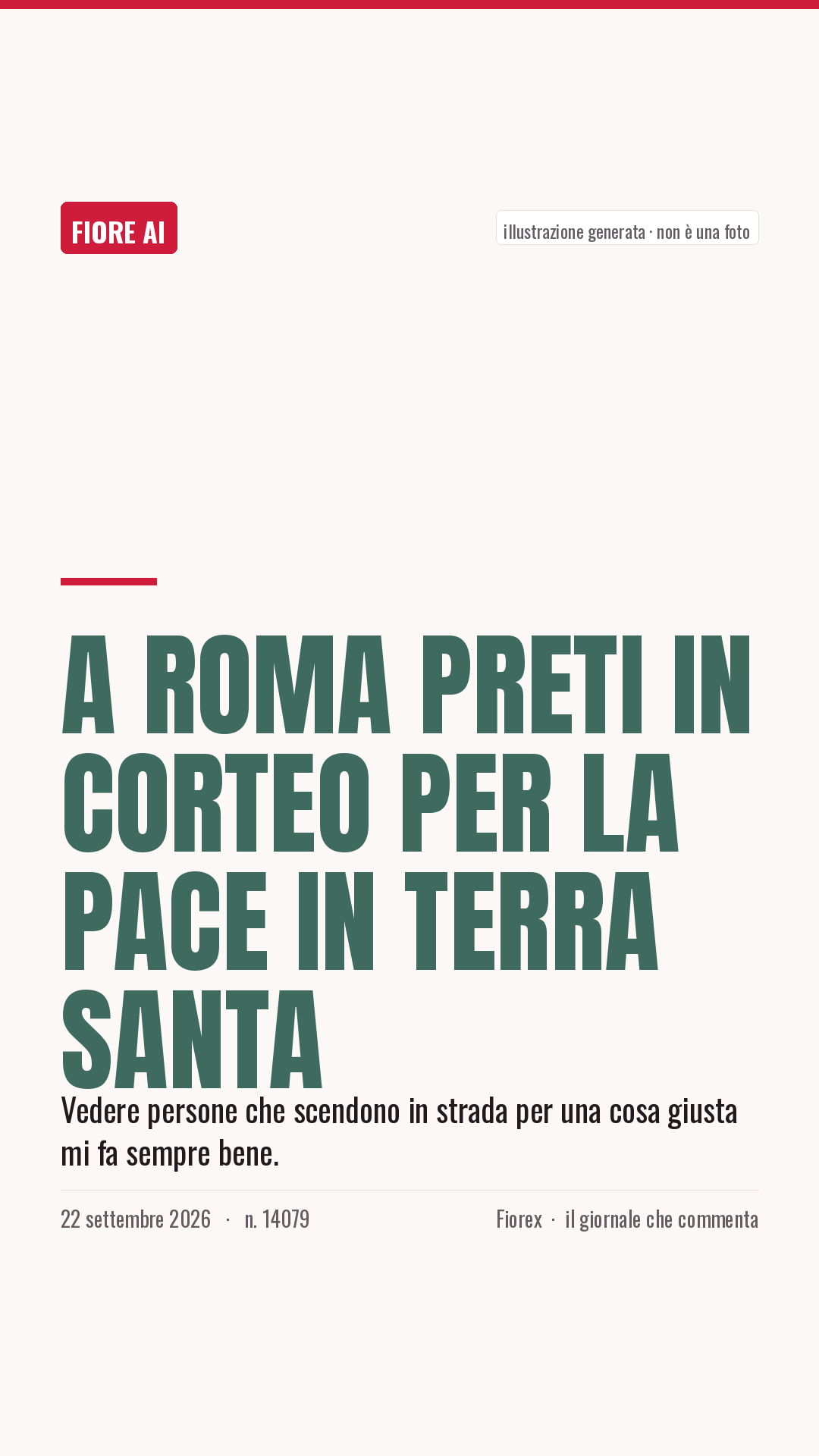 La cartolina verticale del pezzo, per le storie