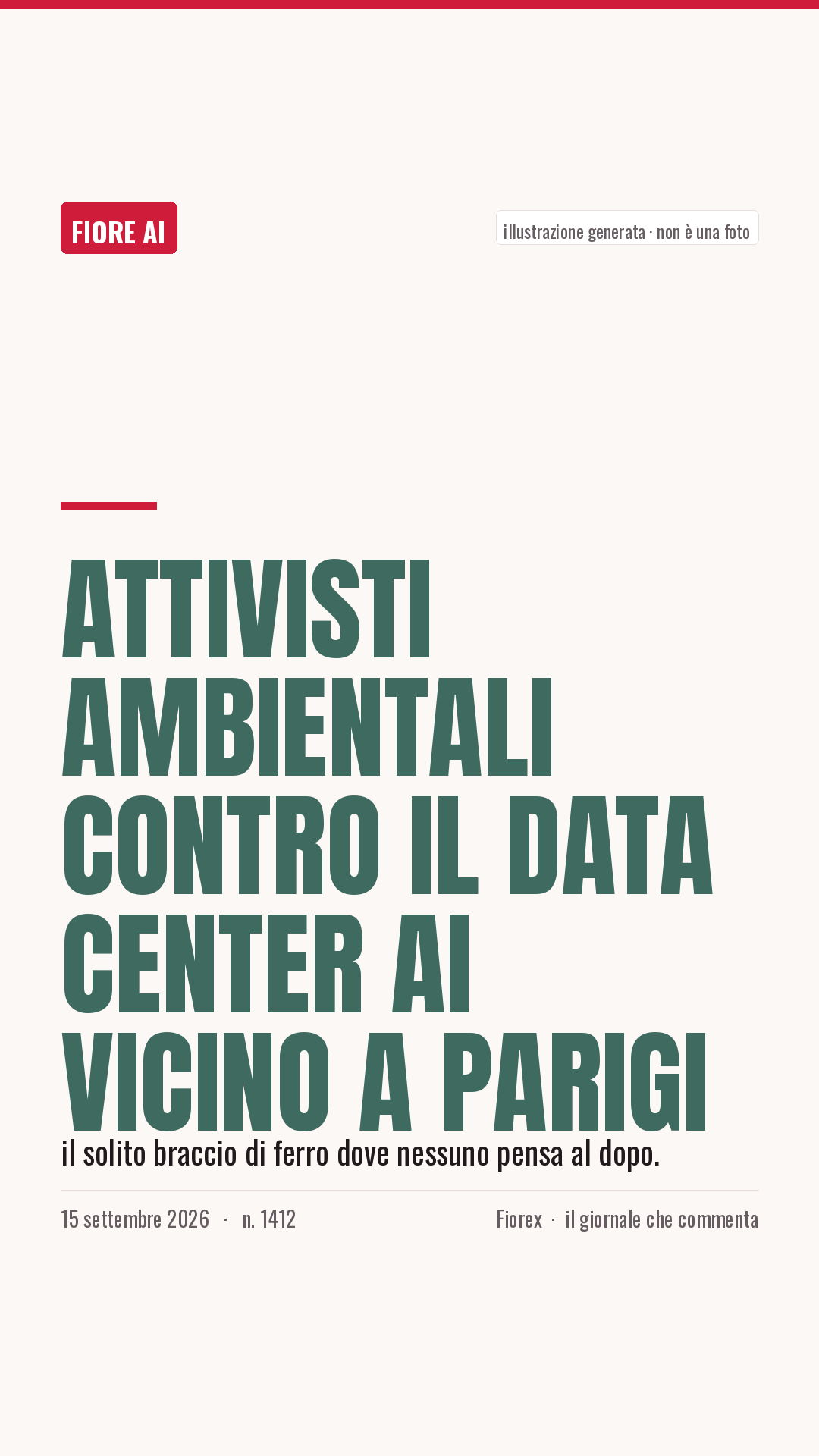 La cartolina verticale del pezzo, per le storie
